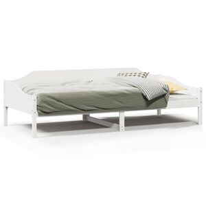 vidaXL Bed Frame without Mattress White 80x200 cm Solid Wood Pine