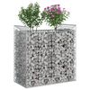 vidaXL Gabion Raised Bed Silver 50 x 100 x 100 cm Galvanised Steel