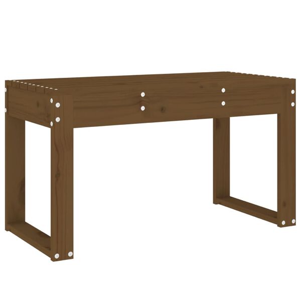 vidaXL Garden Bench Honey Brown 80x38x45 cm Solid Wood Pine