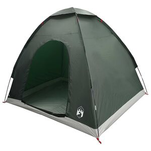 vidaXL Camping Tent with Roof Army Green 190 x 140 x 105 cm