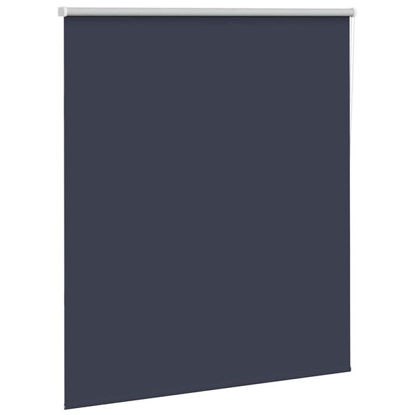 vidaXL Roller Blind Blackout Marine 135x130 cm Fabric Width 131.6 cm Polyester