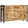 vidaXL Sideboard 120x35x76 cm Solid Mango Wood