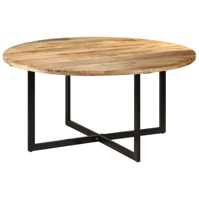 vidaXL Dining Table 150x75 cm Solid Wood Mango