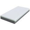 vidaXL Mattress White and Grey 120 x 200 cm Pocket Spring