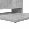 vidaXL Side Table Concrete Grey 40 x 35 x 60.5 cm Engineered Wood