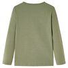 Kids' T-shirt with Long Sleeves Khaki 104