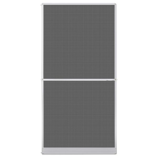vidaXL Hinged Insect Screen Manual White and Black 120 x 240 cm