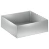 vidaXL Garden Planter Silver 60 x 60 x 20 cm Galvanised Steel