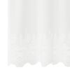 vidaXL Lace Curtain with Curtains Floral White 100 x 150 cm Polyester