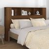 vidaXL Headboard Cabinet Brown Oak 160x18.5x104.5 cm