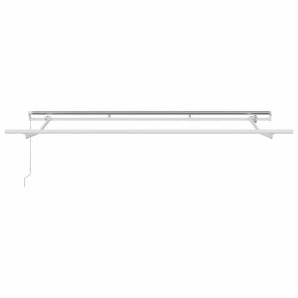 vidaXL Awning Frame White 3.5 x 2 m Metal