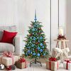 vidaXL Artificial Christmas Tree with 150 LEDs with Stand Green 120 cm
