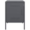 vidaXL Bedside Cabinets 2 pcs Anthracite 36x39x50.5 cm Steel