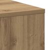 vidaXL Narrow Bathroom Cupboard with Wheels Artisian Oak Engineered Wood
