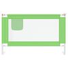 vidaXL Toddler Safety Bed Rail Green 120x25 cm Fabric