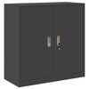 vidaXL Storage Cabinet Black 90 x 40 x 90 cm Cold-Rolled Steel