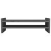 vidaXL Monitor Stand Grey 50x27x15 cm Solid Wood Pine