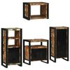 vidaXL Bathroom Furniture Set 4 pcs Multicolour Solid Reclaimed Wood