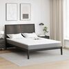 vidaXL Mattress Topper White 140 x 200 x 3.5 cm Jaquard Fabric