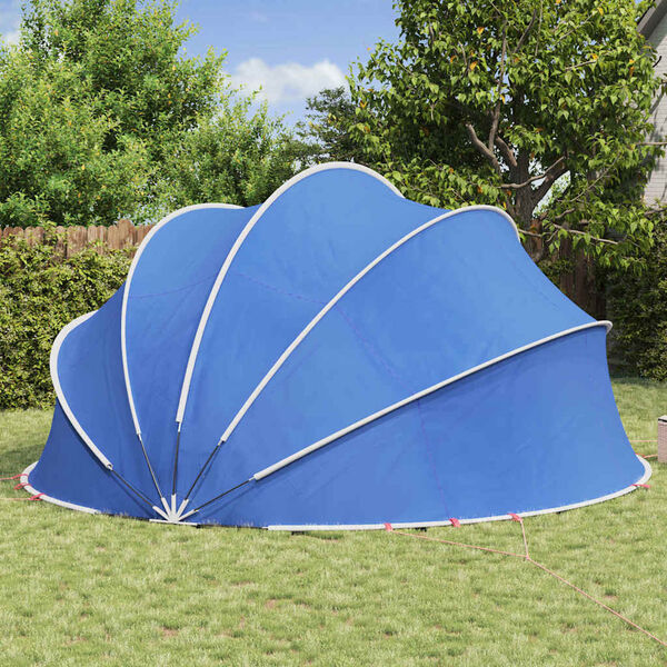 vidaXL Pool Dome Folding Manual Blue 546 x 516 x 250 cm