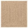 vidaXL Rug ZIZUR Beige 200x290 cm Jute Look Indoor and Outdoor