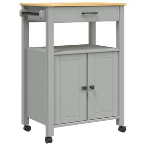 vidaXL Kitchen Trolley "MONZA" 60x40x88,5 cm Solid Wood Pine