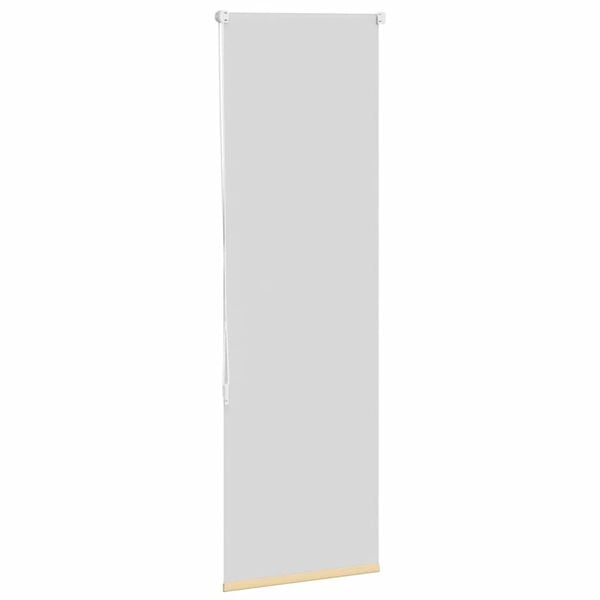 vidaXL Roller Blind Blackout Beige 45x175 cm Fabric Width 40.7 cm Polyester