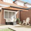 vidaXL Retractable Awning Yellow and Orange 300 x 250 cm