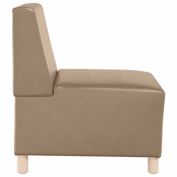 vidaXL Modular Sofa Unit Armless Cappuccino 55 x 74 x 82 cm