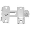 vidaXL Door Latch 2 pcs Silver 70 x 8 mm Steel