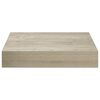 vidaXL Floating Wall Shelves 4 pcs Oak 23x23.5x3.8 cm MDF