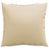 vidaXL Sofa Cushions 4 pcs Beige 50x50 cm Fabric