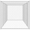vidaXL Dog Cage Silver 800 x 200 x 200 cm Galvanised Steel