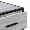 vidaXL Drawer Cabinet Grey Sonoma 70x41x56 cm Engineered Wood