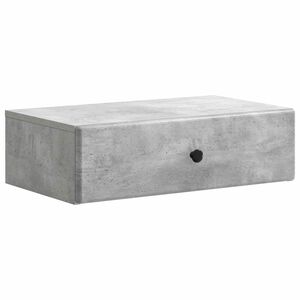 vidaXL Wall-Mounted Side Table Concrete Grey 59 x 34.5 x 17 cm