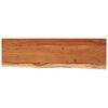 vidaXL Table Top 120x40x3,8 cm Rectangular Solid Wood Acacia Live Edge