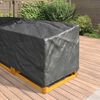 vidaXL Furniture Cover Black 250 x 180 x 80 cm 210D Oxford Fbric