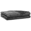 vidaXL Weighted Blanket Anthracite 150 x 200 cm 7 kg 100% Cotton 205T