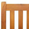 vidaXL Swing Bench Brown 110 x 56 x 58.5 cm Solid Acacia Wood