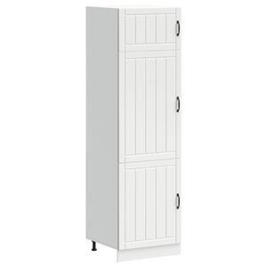 vidaXL Kitchen Cupboard "Lucca" White Engineered Wood