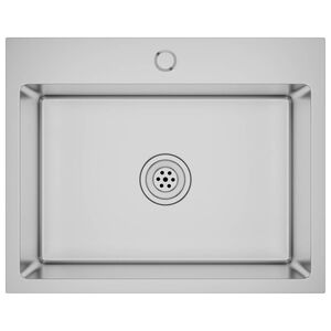vidaXL Handmade Kitchen Sink Stainless Steel