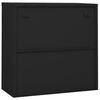 vidaXL Sliding Door Cabinet with Planter Box Anthracite Steel