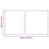 vidaXL Clear Tarpaulin with Eyelets 3x12 m Polyethylene