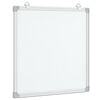 vidaXL Magnetic Whiteboard 40x40x1.7 cm Aluminium