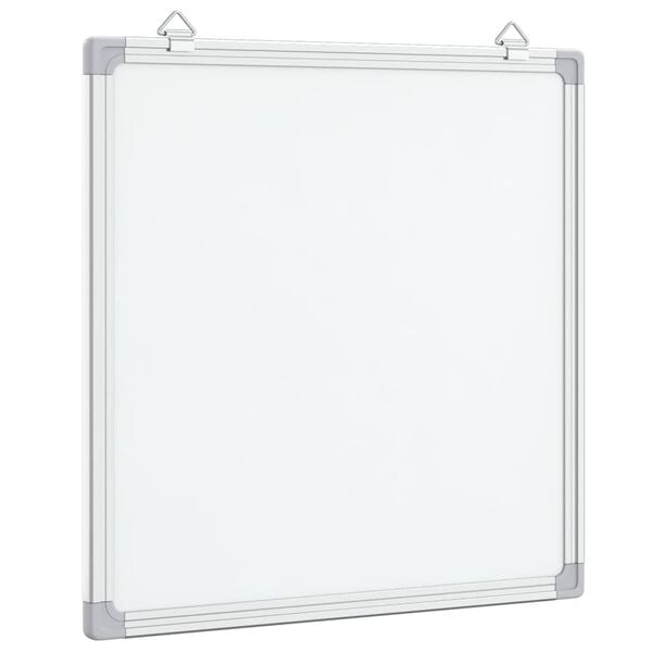 vidaXL Magnetic Whiteboard 40x40x1.7 cm Aluminium