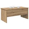 vidaXL Coffee Table Artisan Oak 102 x 50.5 x 46.5 cm Engineered Wood