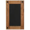 vidaXL Mirror Solid Acacia Wood 50x80 cm