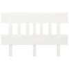 vidaXL Bed Headboard White 163.5x3x81 cm Solid Wood Pine