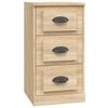 vidaXL Sideboards 3 pcs Sonoma Oak Engineered Wood