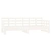 vidaXL Pull-out Day Bed without Mattress White 2x(90x190) cm